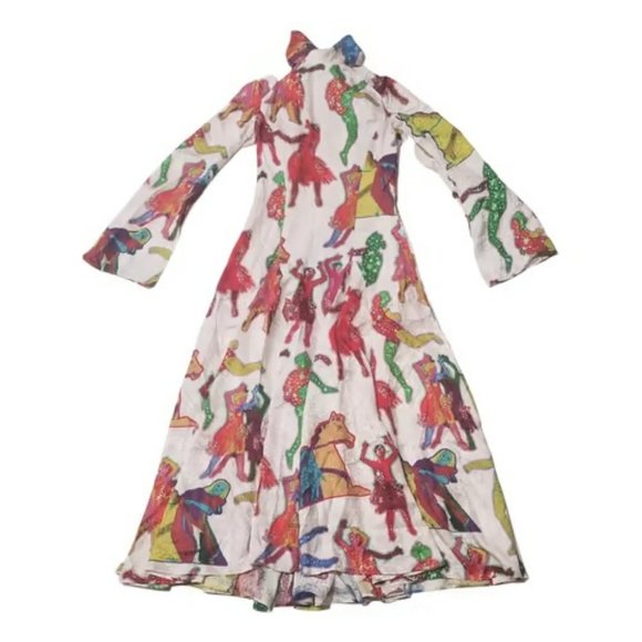 STELLA McCARTNEY All Together Now Beatles Lucy in the Sky w/ Diamonds Maxi Dress - Picture 4 of 15